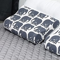 고니자니 메모리폼 골드 성인 경추베개, 엘레판티 그레이