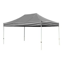 홍캐노피 스틸 접이식 행사용 캐노피천막 32mm x 2.5 x 2.5 m, 회색, 1개