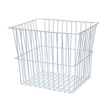 다용도 와이어 햄퍼 빨래바구니, 화이트, 1개