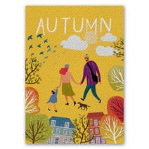 소소한감성 캔버스 프린팅 액자 해피패밀리 일러스트 HF16