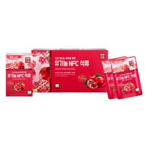 하루기초 유기농 NFC 석류 착즙주스 100%, 30포, 50ml