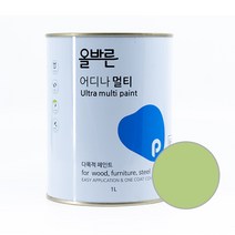 페인트인포 올바른 어디나 멀티 페인트 1L, 프레쉬그린