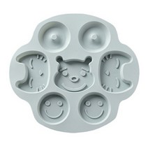 YOU&ME 쿠키 실리콘 몰드 BG024, 블루, 1개