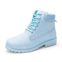 콩 여성용 K SHOES 커플 캐쥬얼 하이 부츠