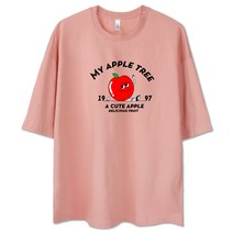 벤힛 애플트리 오버핏 남녀공용 반팔티셔츠