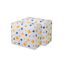 더플로우컴퍼니 방수 패턴 이불 의류 보관 가방 55 x 36 x 20 cm, 단풍, 2개