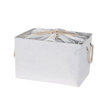 GUNU 복조리 모양 수납보관 바구니 40 x 30 x 26 cm, 화이트, 1개