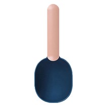 강아지 고양이 투톤컬러 사료 스쿱, 네이비, 1개