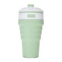 퓨코이 접이식 실리콘 텀블러, 애플민트, 500ml