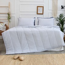 바이섬 시어커서 워싱 차렵이불 + 베개커버 세트