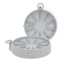 홈앤하우스 엘리 이동식 화분받침대 2p, 연그레이