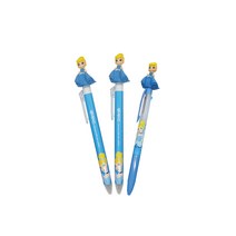 디즈니프린세스 신데렐라 볼펜 세트 0.5mm, 혼합색상, 1세트