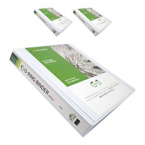 에코피피 친환경 PP O링 바인더 3공 3cm A4, 백색, 3개