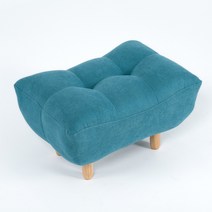 에보니아 153 방수 패브릭 1인 스툴, 아쿠아블루