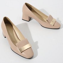 잭앤질 빅사이즈 골드스퀘어 펌프스 5cm J-0111BIG