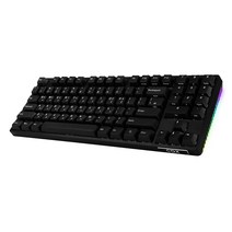 COX PBT 게이트론 기계식 누메릭 게이밍 키보드 갈축 CK89, 블랙, 일반형
