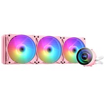다크프래쉬 Twister DX-360 ARGB CPU 수냉쿨러 핑크