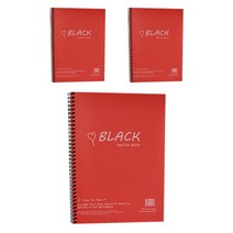 영신페이퍼 올페이퍼 블랙스케치북 3p, A4, 20매