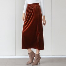 토마토팩토리 벨벳 롱스커트