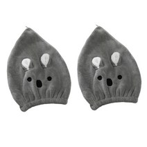 소프트 헤어 타올 SG05, 그레이, 2개