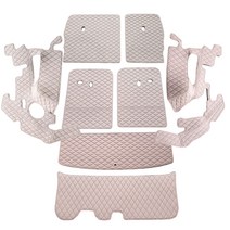 차팡 풀커버 SS 원단 차량용 트렁크매트 새들브라운 + 벨크로 까끌이 15p + 보들이 15p, 기아, 쏘렌토 MQ4 7인승 2020년형(스피커 유), 기아