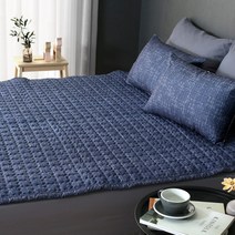 달콤한하루 카푸치노 세미마이크로 침대패드, 네이비