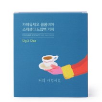 카페뮤제오 콜롬비아 드립백커피, 12g, 12개