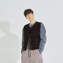 빅사이즈클럽 CRAMP 포근한 누빔 조끼