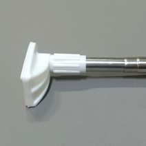 노피스 스테인리스 압축봉 25mm x 150~280cm, 화이트 + 실버