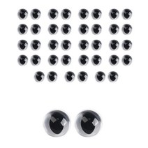 고양이 인형 투명 칼눈알 부자재 18mm, 혼합색상, 20개