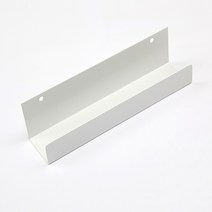 타공판 북선반 중 40cm + 타공판 나비볼트 악세서리, 1세트, 화이트(선반)