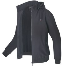 빌락트 남성용 베이직 후드집업 블루종 기모 자켓