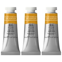 윈저앤뉴튼 프로페셔널 수채물감 745 Yellow ochre light 3p, 14ml, 1색