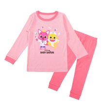 핑크퐁 아동용 아기상어 후라이스 긴팔 내의 상하 세트