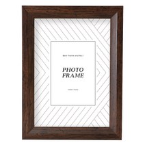 예쁜칼라 사진액자, 브라운