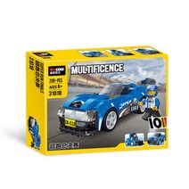 데쿨 자동차 변신 레고호환블록 31018, 혼합색상