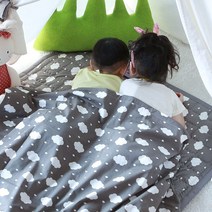 화모베이비 건강한 잠자리 순면 벨로아 블랭킷, 구름