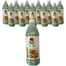 청솔 키위 음료베이스, 835ml, 12개