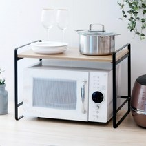 스파이더락 전자레인지 선반, 블랙