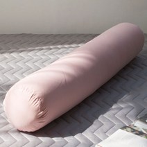 더스케치 알러지케어 고밀도 바이오 워싱 원형바디필로우 커버, 베이비핑크