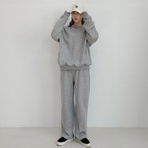 오키진 여성용 크러쉬 후드 트레이닝 상하의 세트