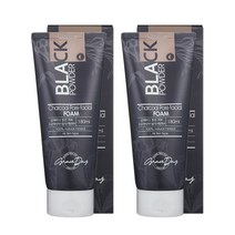 그레이스데이 블랙 파우더 차콜 모공케어 페이셜 클렌징 폼, 180ml, 2개