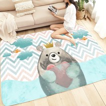 알럽홈 애니멀캐릭터 논슬립 다용도 리빙매트