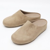 벨라노이 여성용 스웨이드 발편한 논슬립 어그 통굽 몰드창 휠링 슬리퍼 5cm