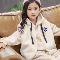 엣지랜드 여아용 보드레 와이드 팬츠 상하복 3종 세트