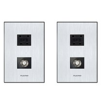 나노전기 아트2 블랙 전화 + CATV 2방, 2개