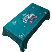 드리샤 크리스마스 프리미엄 식탁보 B105, 타입4, 140 x 180 cm
