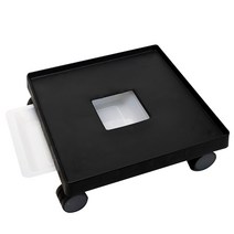 이동식 정사각 화분 받침대, 블랙