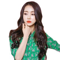 픽앤웨어 똑딱이 붙임머리 피스 세팅펌 M, 레드 브라운, 1개