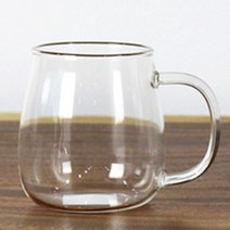 마카 항아리 내열 유리 머그컵 소 300ml, 1개